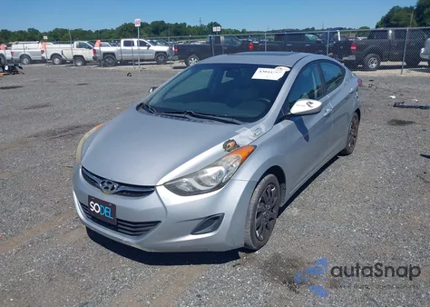 2012 Hyundai Elantra Gls из США, поврежденный, VIN 5NPDH4AE7CH065706